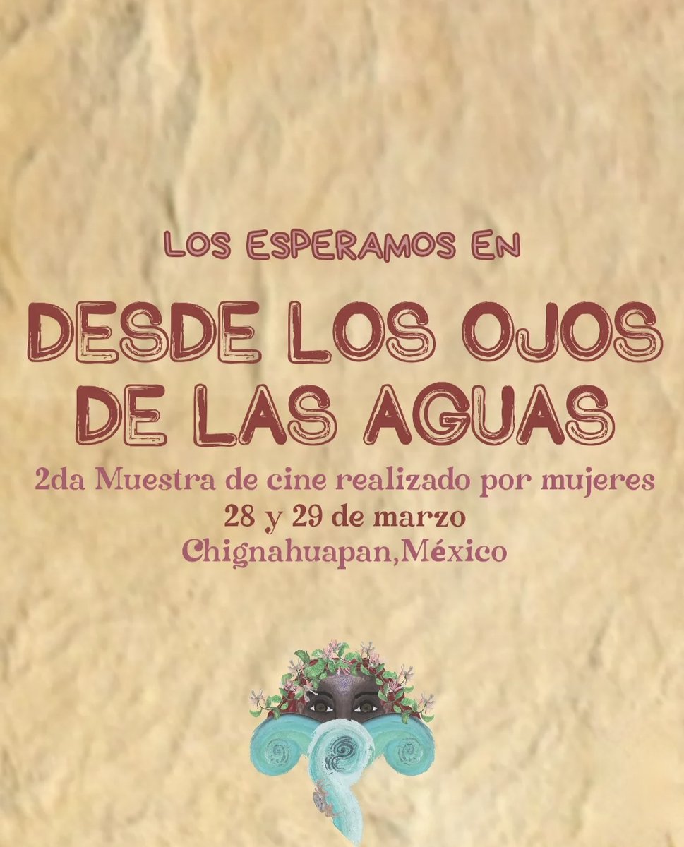 MarthayMari's tweet photo. ¡ @MarthayMari llega a Chignahuapan!🇲🇽
📣Es un gusto compartir que Martha y Mari forma parte de la Selección Oficial de la Muestra de cine realizado por mujeres “Desde los ojos de las aguas”.
🎬 #desdelosojosdelasaguas se realizará este 28 y 29 de marzo. https://t.co/QBRCscntqO