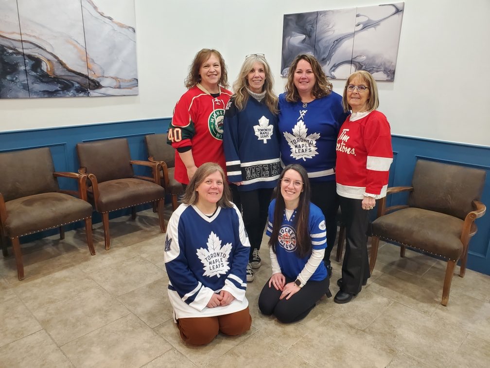 In honour of Young Canada’s 75th Annual Hockey week, Donnelly Murphy showed their spirit by proudly supporting Goderich in wearing their hockey jerseys! 
 
#donnellymurphylawyers #donnellymurphy #goderich #goderichontario #kincardine #kincardineontario #grandbend