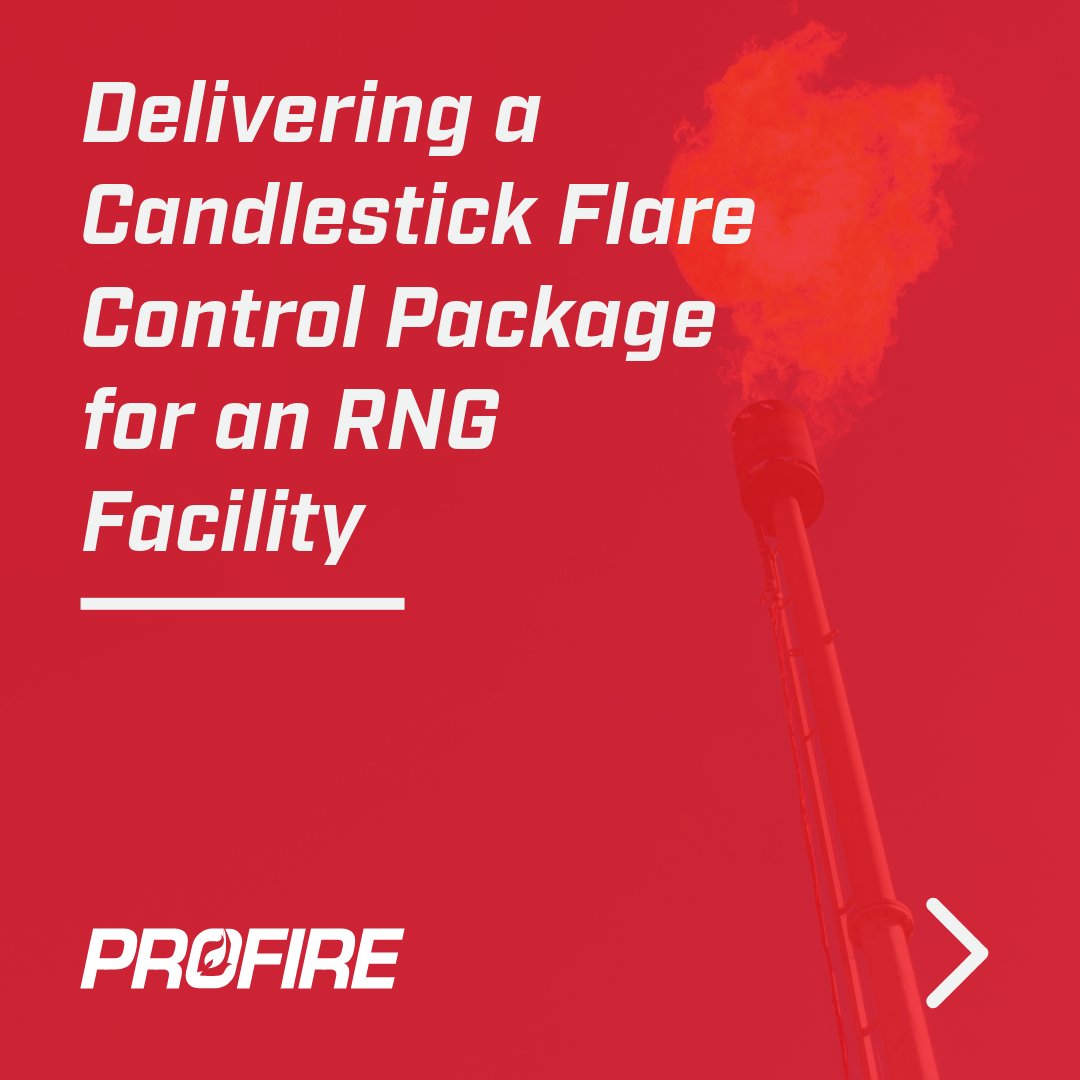 ProfireNews's tweet photo. From day one, a new RNG flare package needs reliable safety and control.

For Noble Environmental’s facility, we delivered a candlestick flare package with PF3100 BMS, pilot verification, redundant monitoring, and data logging. See the results: https://t.co/de9pZdVm7e https://t.co/XpxrvzgmSe