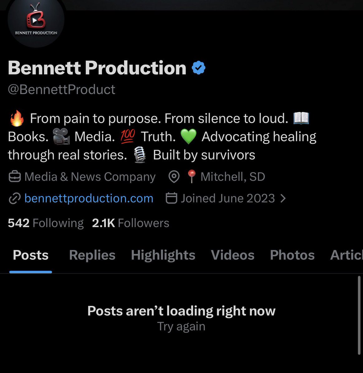 Bennett Production tweet media