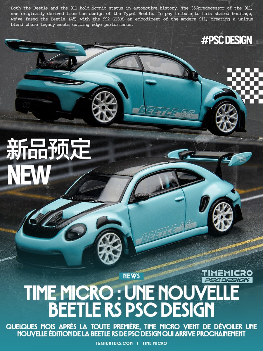 164hunters's tweet photo. 🇫🇷 Time Micro : Une nouvelle Beetle RS PSC Design
🇯🇵 タイムマイクロ：新型ビートルRS「PSCデザイン」
🇺🇸 Time Micro: A new Beetle RS PSC Design
---
#PSCDesign #TimeMicro #Beetle
▶ Lien en commentaire https://t.co/T67S9uVTcQ