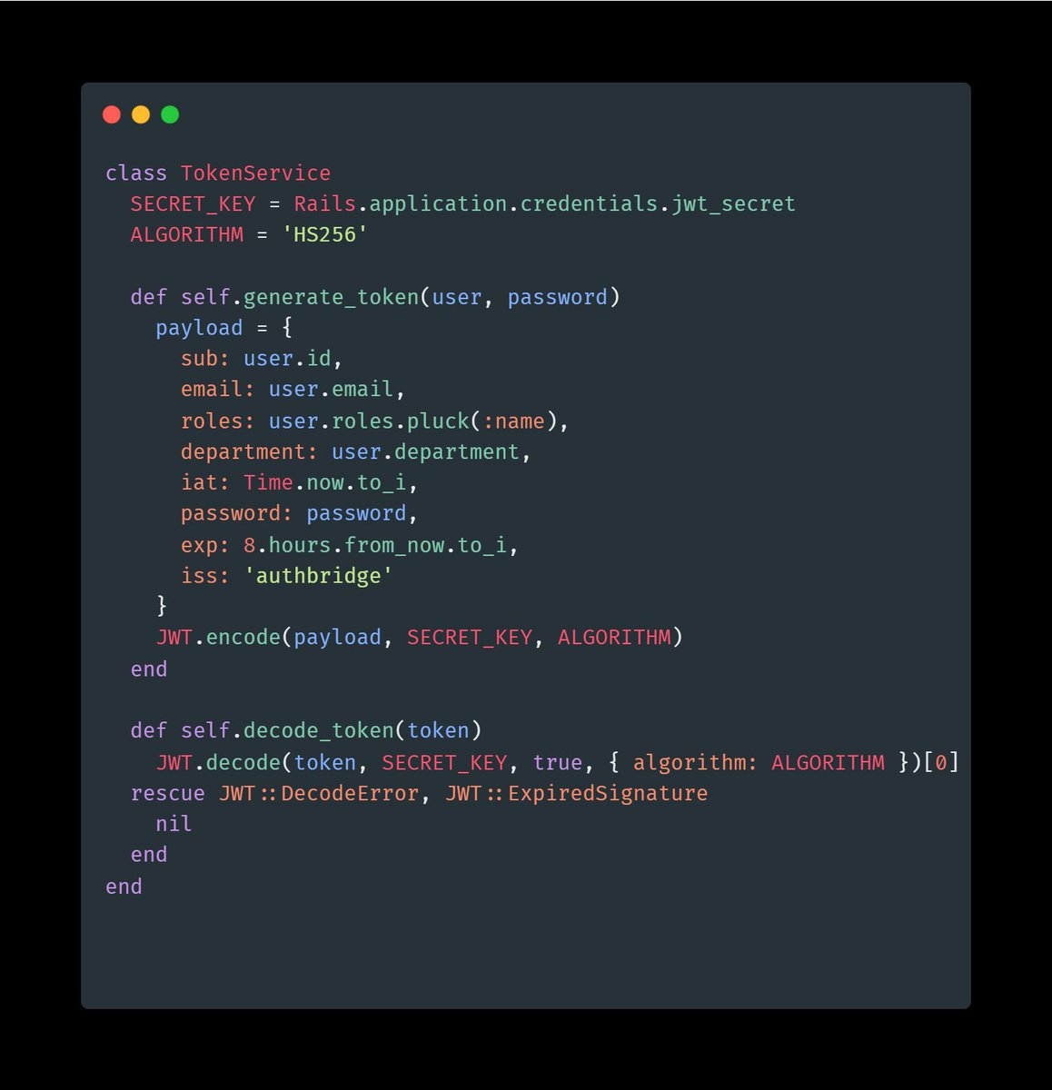 Gallipolixyz's tweet photo. New Secure Code Challenge 🚀

JWT implementation looks standard… but is it secure?

Can you spot the vulnerability?

Write-up coming soon https://t.co/gSC14sQ9uV