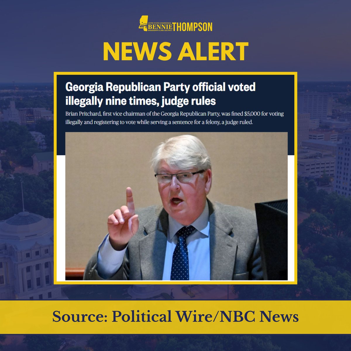 Rep. Bennie G. Thompson tweet media