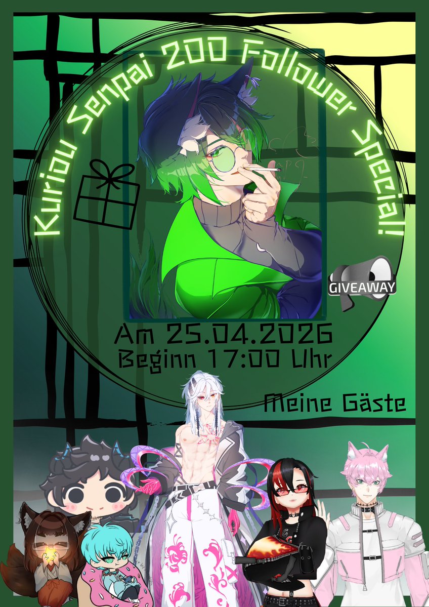 Kuriou_Senpai |🐺⛩️Yakuza Wolf VTuber | Dokomi 26 tweet media