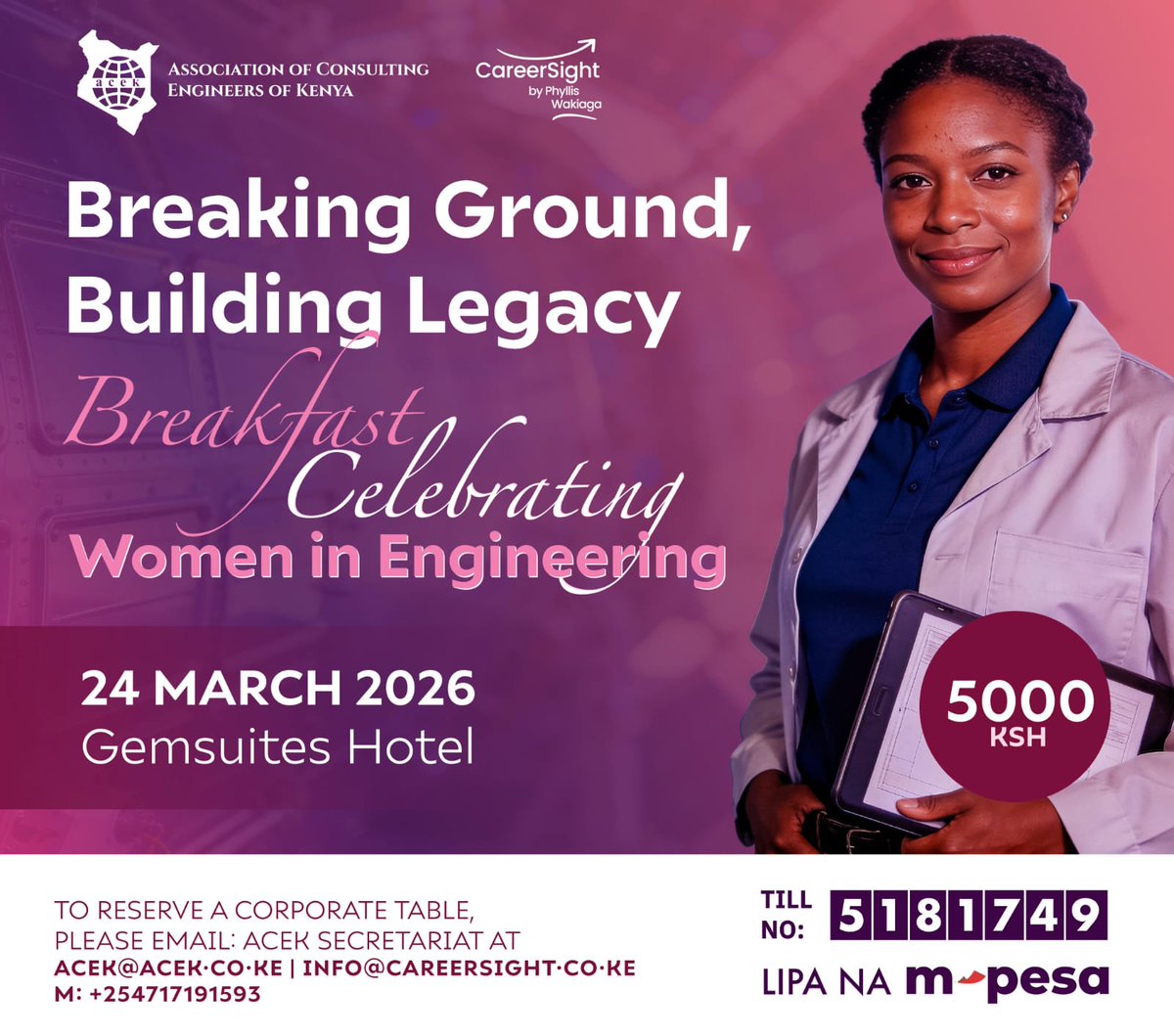 The Association of Consulting Engineers of Kenya tweet media