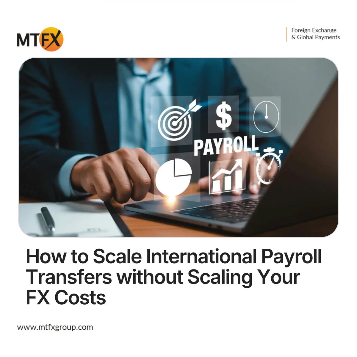 mtfxgroup's tweet image. Many finance teams track payroll expenses but overlook one hidden cost: FX markups on payroll transfers.

Discover how businesses can reduce FX costs and improve payroll efficiency.

Read more: bit.ly/3PpUokX

#GlobalWorkforce #InternationalPayments #FXRiskManagement