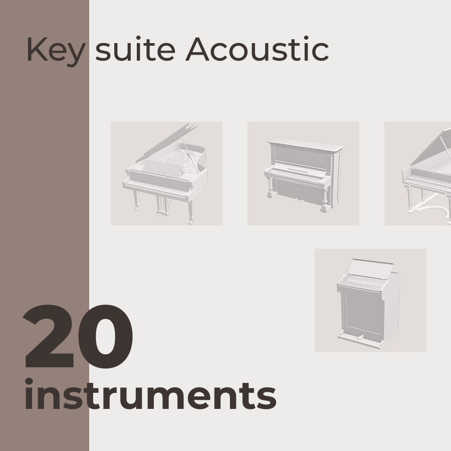 UVIofficial's tweet photo. ON SALE - Key Suite for $99 | 99€ only! 

Offering 94 keys instruments, Key Suite delivers the ultimate keys experience with 3 libraries included: Acoustic, Electric, and Digital. 

Get it at: https://t.co/wUhk3MnoBt

#weareUVI https://t.co/IpNZsdqFsf