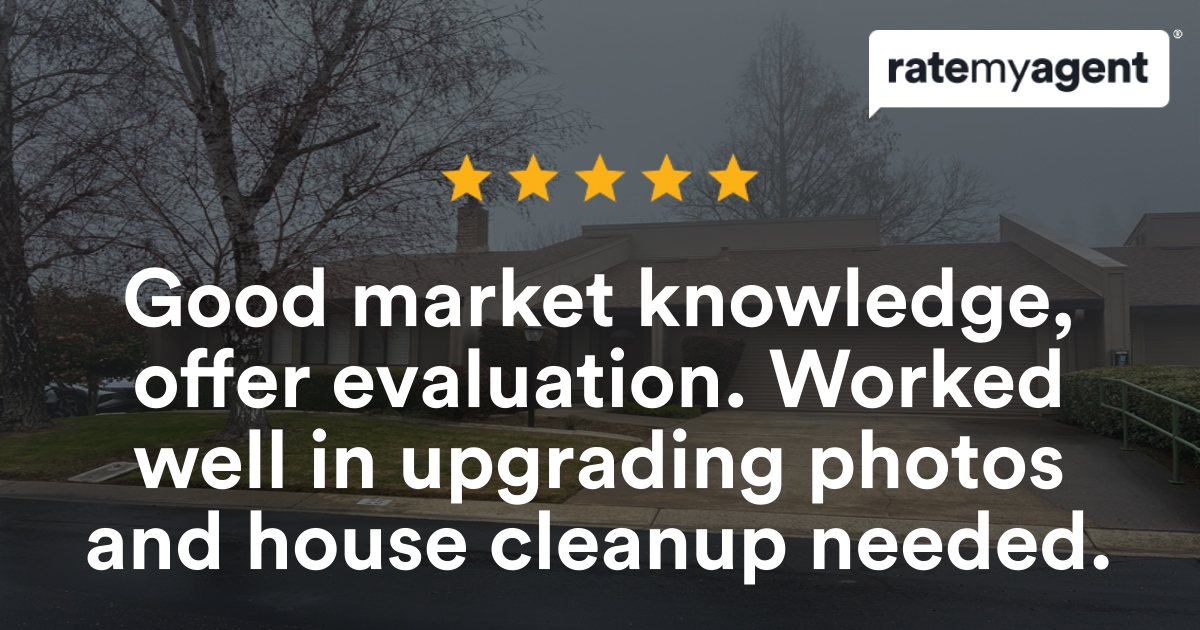 GinnyRitz's tweet photo. My latest RateMyAgent review in Yuba City.
DRE 01010859
https://t.co/iFqDS5hLHj

...
#ratemyagent #realestate #Berkshire_Hathaway_HomeServices_Heritage_REALTORS_Yuba_City_ https://t.co/m6IBISv0el