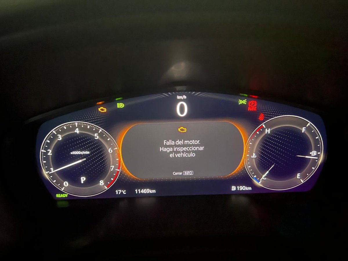 EunmiLimx26's tweet photo. @iwardoibarra @MazdaOficial @MazdaOficial @Profeco @Mazda_Official 
¡MI VIDA ESTÁ EN RIESGMi Mazda CX-90 (VIN: JM3KKKHC7R1164518) ha fallado por 3ª vez. A pesar de un REEMPLAZO TOTAL DE MOTOR, el fallo se repitió a los 11,469 km.
Mazda México no da solución real. ¡Exijo justicia!#Mazda #CX90 #FallaDeMotor https://t.co/5c01trGf89