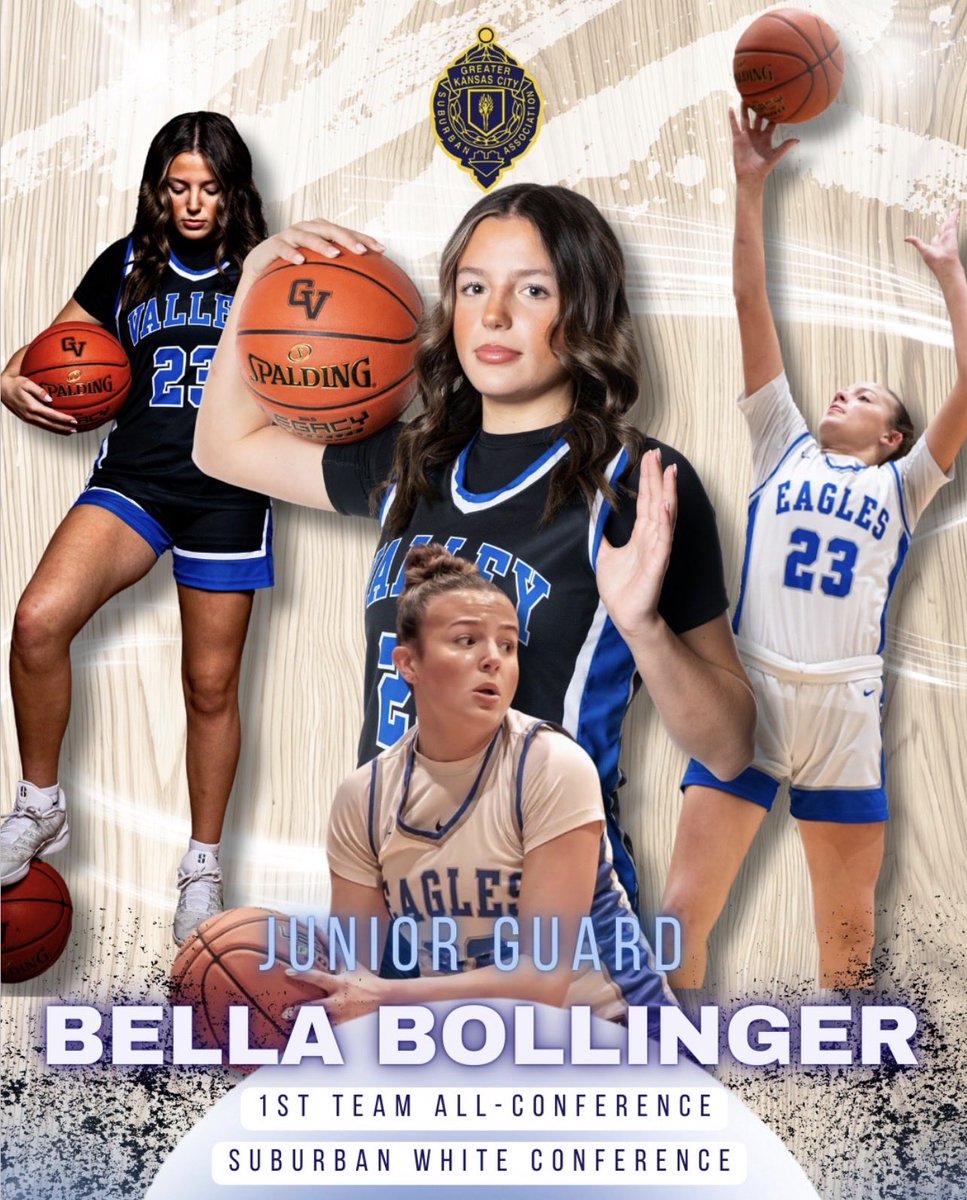 I am honored to be named Conference Player of the Year and 1st team all conference. Thank you <a href="/girls_gvhoops/">GV Girls Basketball</a> for an amazing season!
<a href="/MokanGirls/">Mokan Girls Basketball</a> 
<a href="/IchabodWBB/">Washburn WBB</a> 
<a href="/nwbearcatwbb/">Bearcat WBB</a> 
<a href="/UCMWBB/">Jennies Basketball</a> 
<a href="/CoachCroyWJC/">Jenni Croy</a> 
<a href="/DULadyPanthers/">Drury Lady Panthers</a>