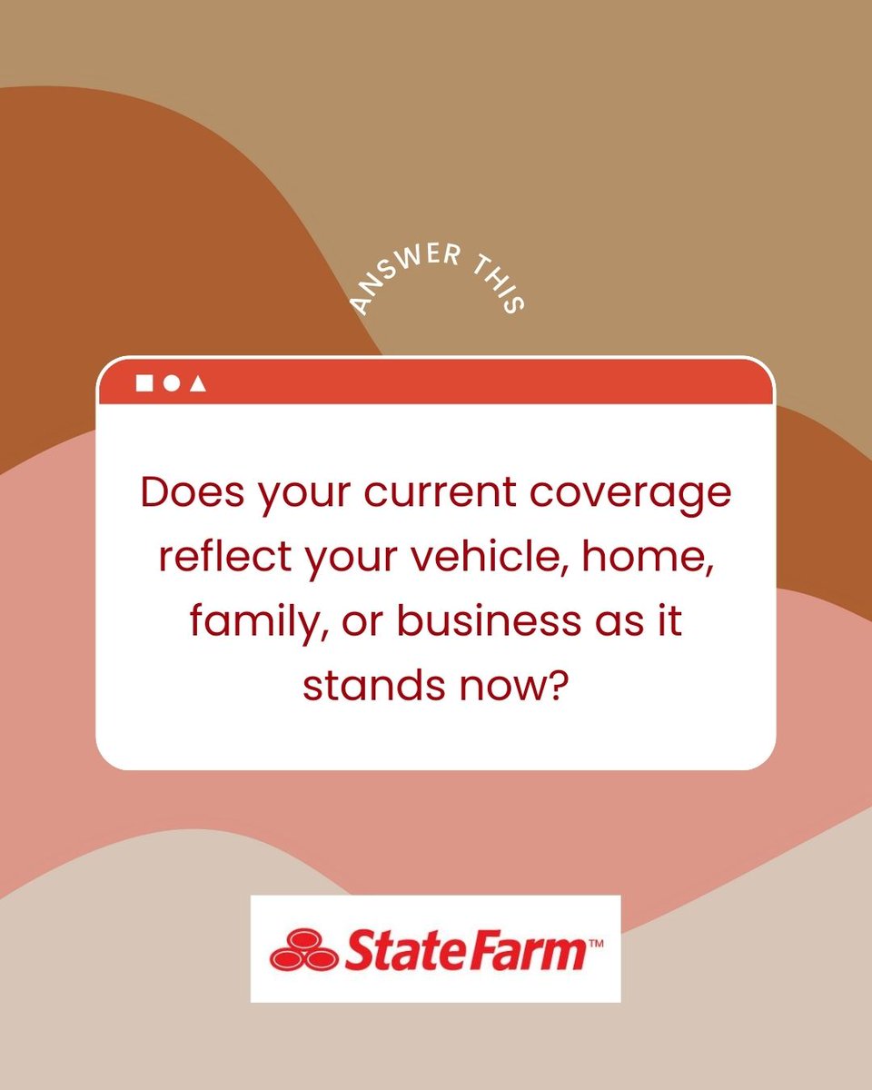 SueFrankIns's tweet image. Life changes often mean coverage should change, too. New vehicles, home updates, growing families, or business changes can affect your insurance needs.

Schedule your insurance review by calling (816) 353-4400.
#InsuranceReview #RaytownMO #SueFrankInsurance #CoverageCheck
