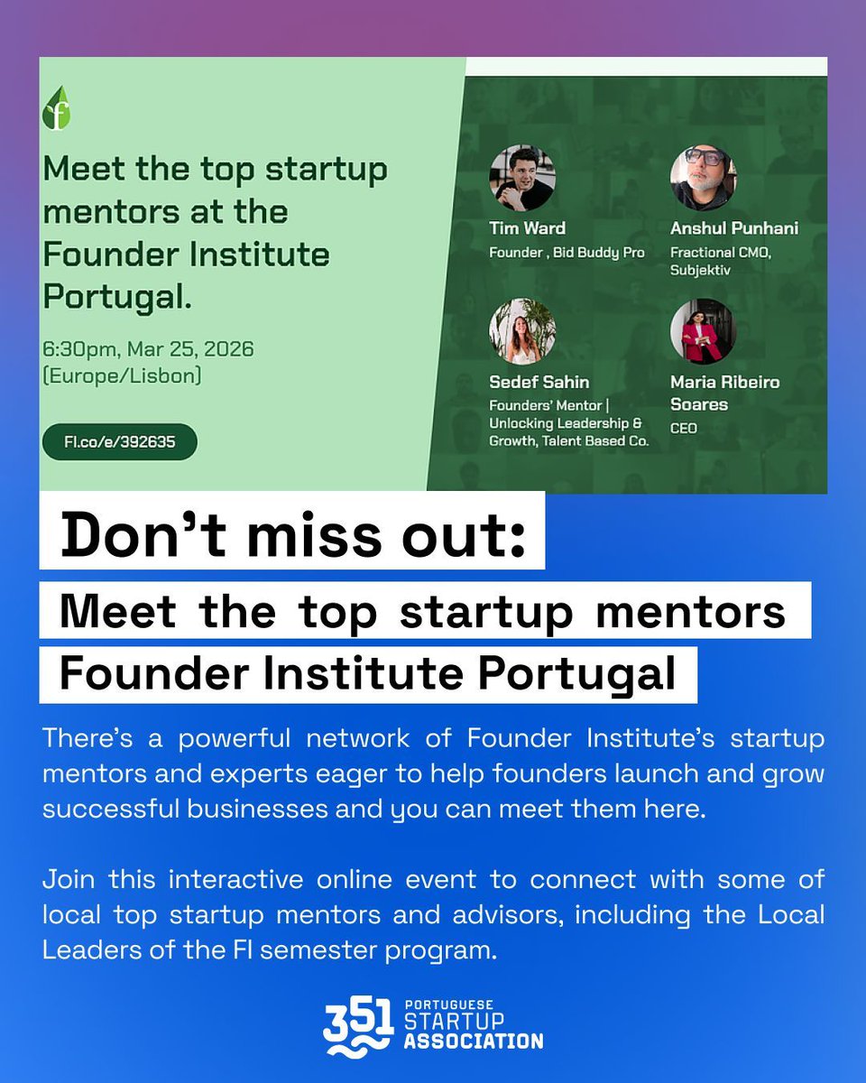 351 Portuguese Startup Association tweet media