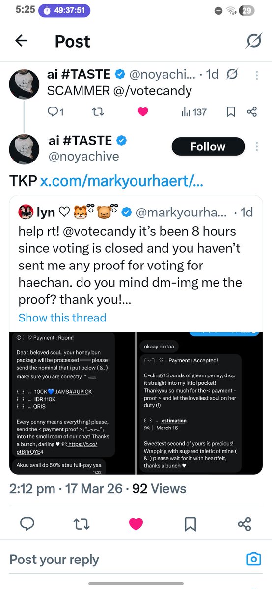 SELLS VOTE tweet media