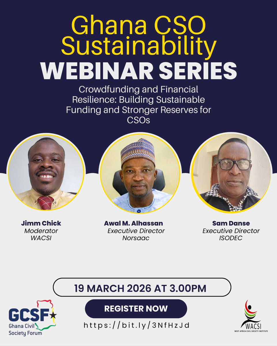 West Africa Civil Society Institute (WACSI) tweet media