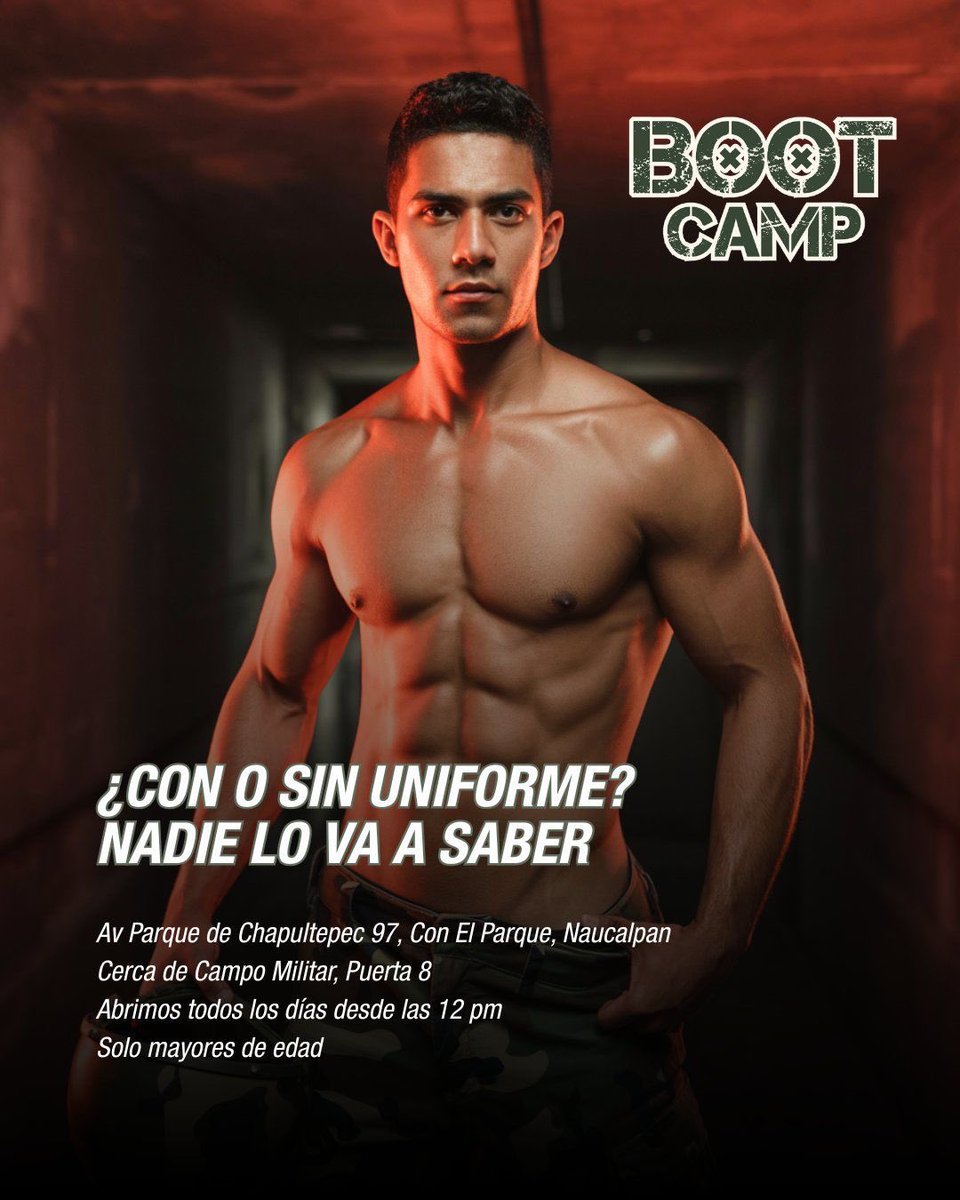 Boot Camp (Erotika Campo Militar) tweet media