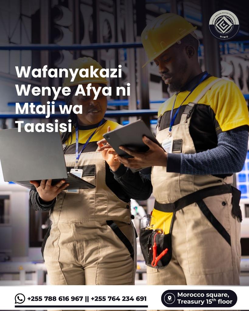 nimocompany's tweet photo. Wekeza kwenye afya ya wafanyakazi wako leo ongeza tija, punguza gharama za matibabu, na jenga taasisi yenye ushindani wa kweli. Bima ya afya si chaguo, ni mkakati wa mafanikio.
#AfyaKwanza #BimaYaAfya #TijaKazini #WorkplaceWellness #BusinessGrowth #EmployeeWellbeing https://t.co/bPgNyZDvyv