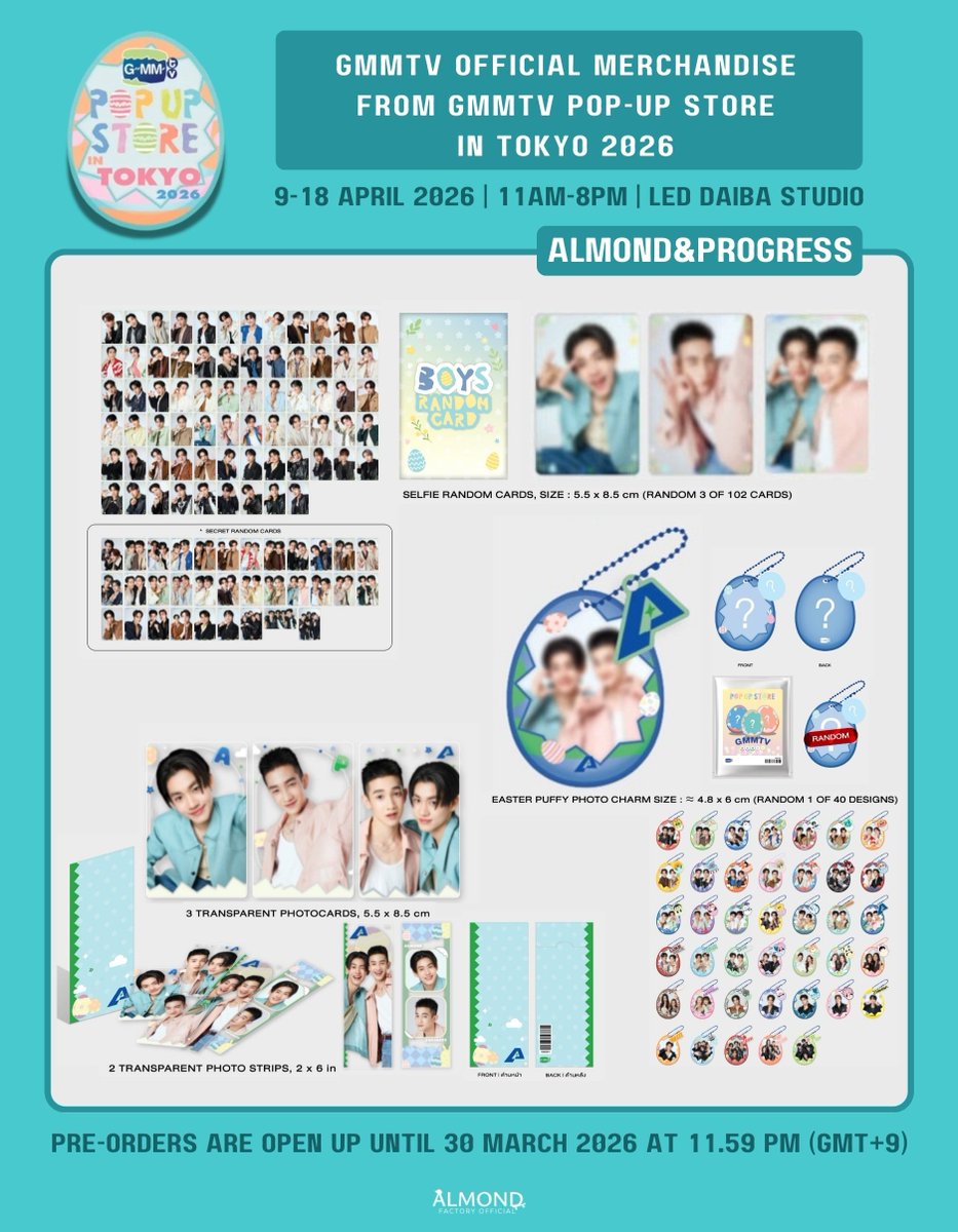 GMMTV OFFICIAL MERCHANDISE from GMMTV POP-UP STORE IN TOKYO 2026
