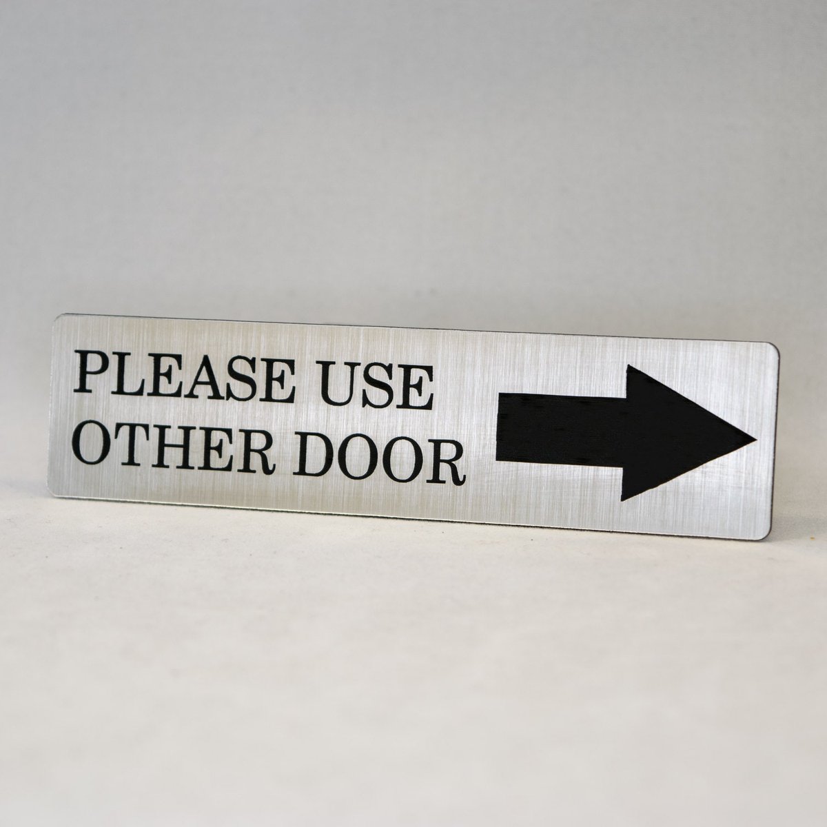 twapanian's tweet image. Direct visitors effortlessly with our Please Use Other Door engraved sign for just £7.08. Perfect for homes, stores, and offices. Make navigation easy today! #OfficeDecor #SignageSolutions

Shop Now etsy.com/listing/455751…