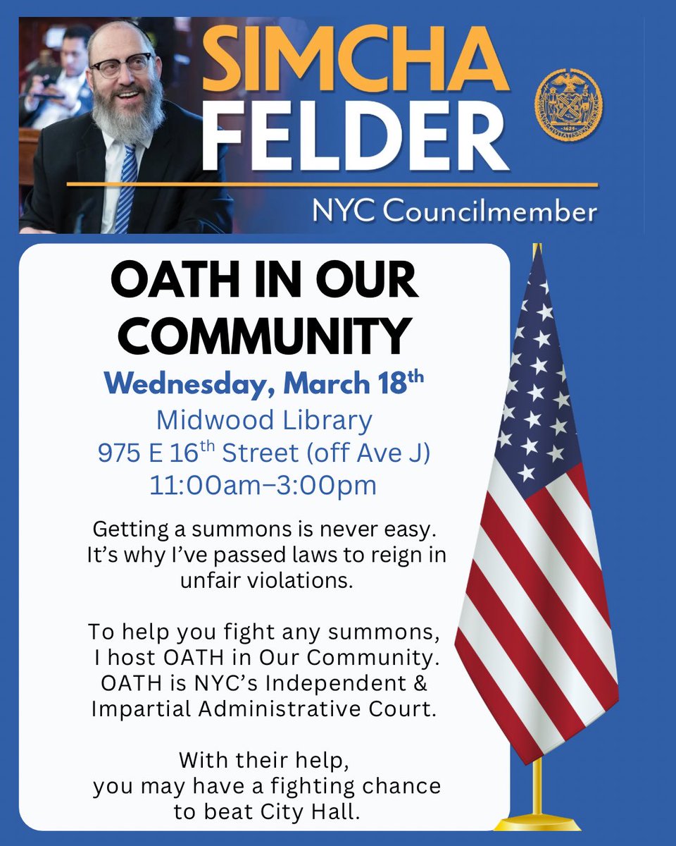 Simcha Felder tweet media