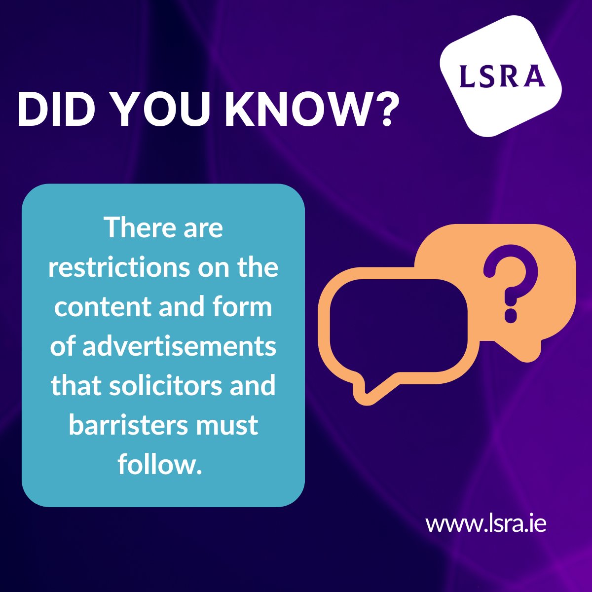 Legal Services Regulatory Authority, Ireland tweet media