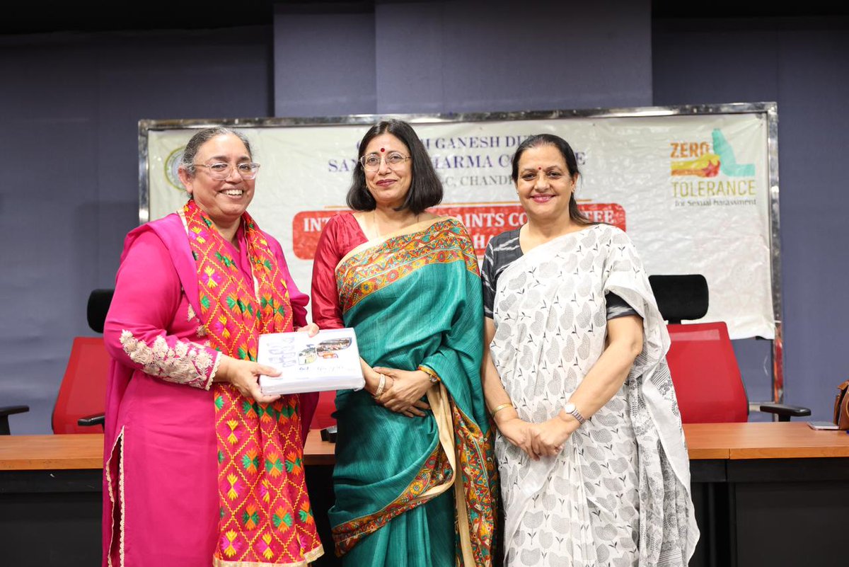 Chandigarh, March 17, 2026:
The Internal Complaints Committee (ICC) Against Sexual Harassment of GGDSD College, Chandigarh organized a Gender Sensitization and Awareness Programme on the Prevention of Sexual Harassment at workplace on March 17, 2026 in the college premises.