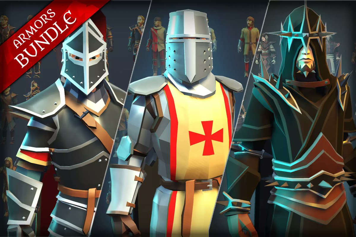 PolytopeStudio's tweet photo. 🔥 Bundle Collection Sale is LIVE  @unity Asset Store!
Grab the Complete, Armors, Environment, NPC Bundles at 50% OFF -on top of already huge discounts 
 Limited time!
👉 https://t.co/SDvV1PXzA8
#unity3d #gamedev #indiedev #lowpoly #3dassets #assetstore #gameassets #indiegamedev https://t.co/0aZpllOwco