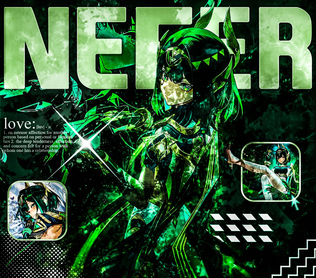 lauch1k's tweet photo. nefer from genshin impact #nefer #nodkrai #genshinimpact #graphicdesign #poster https://t.co/IOIXSSXJaD