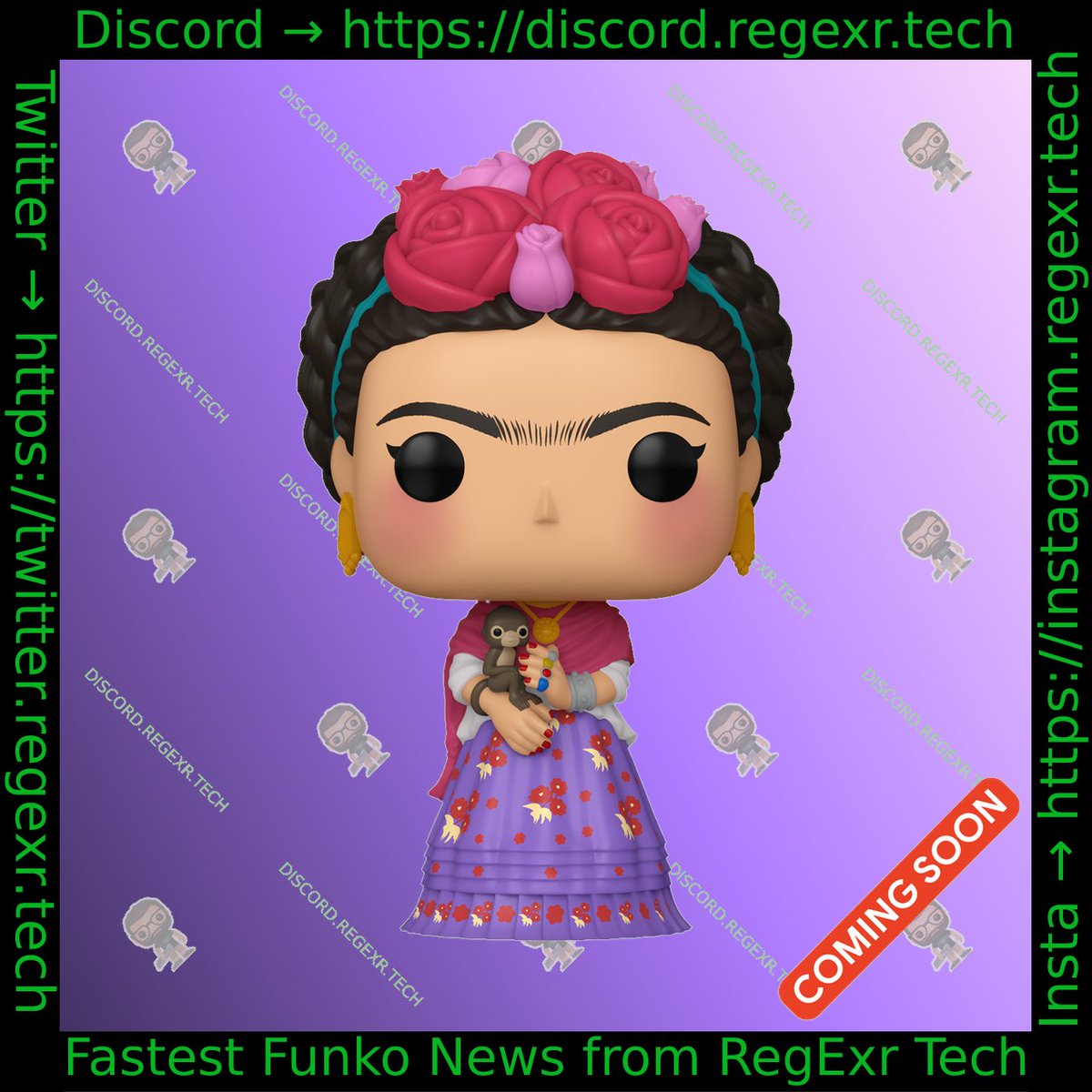 Coming Soon: Frida Kahlo Frida Kahlo Pop! PREORDER HERE: reddit.com/r/funkopop/com…