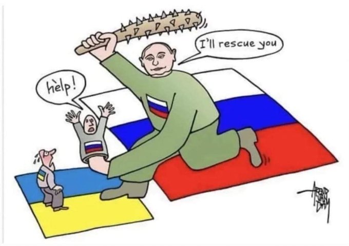 Sono improvvisamente comparsi gli indipendentisti estoni russofoni.

Un'immagine che descrive perfettamente le cause dell'invasione russa dell'Ucraina è questa 👇🏼

Credere che la pace arrivi facendo risultare vincente quel modus operandi è da imbecilli. Si ottiene solo più guerra
