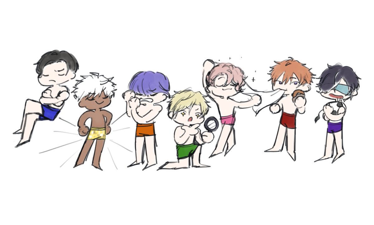 Can I consider their boxers matching their personal colors as canon? 🫢🫢🫢