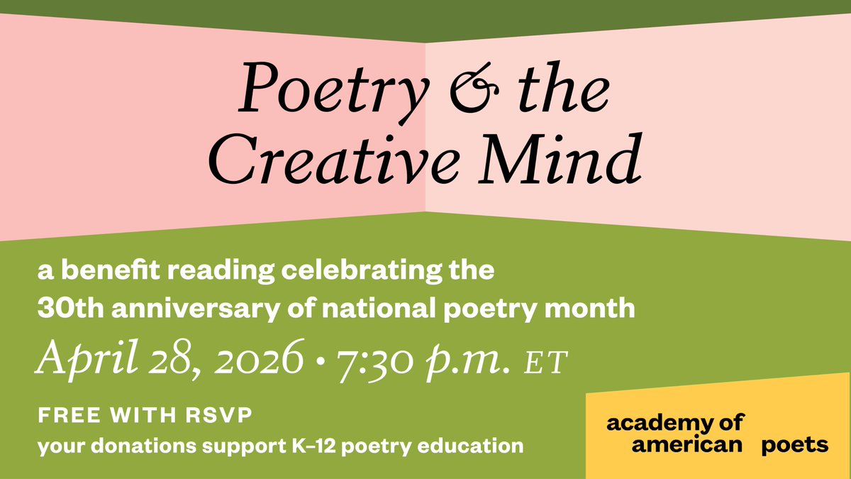 Academy of American Poets tweet media