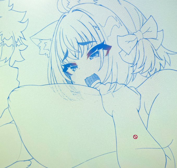 ラフができた、ヨッ.ᐟ.ᐟ