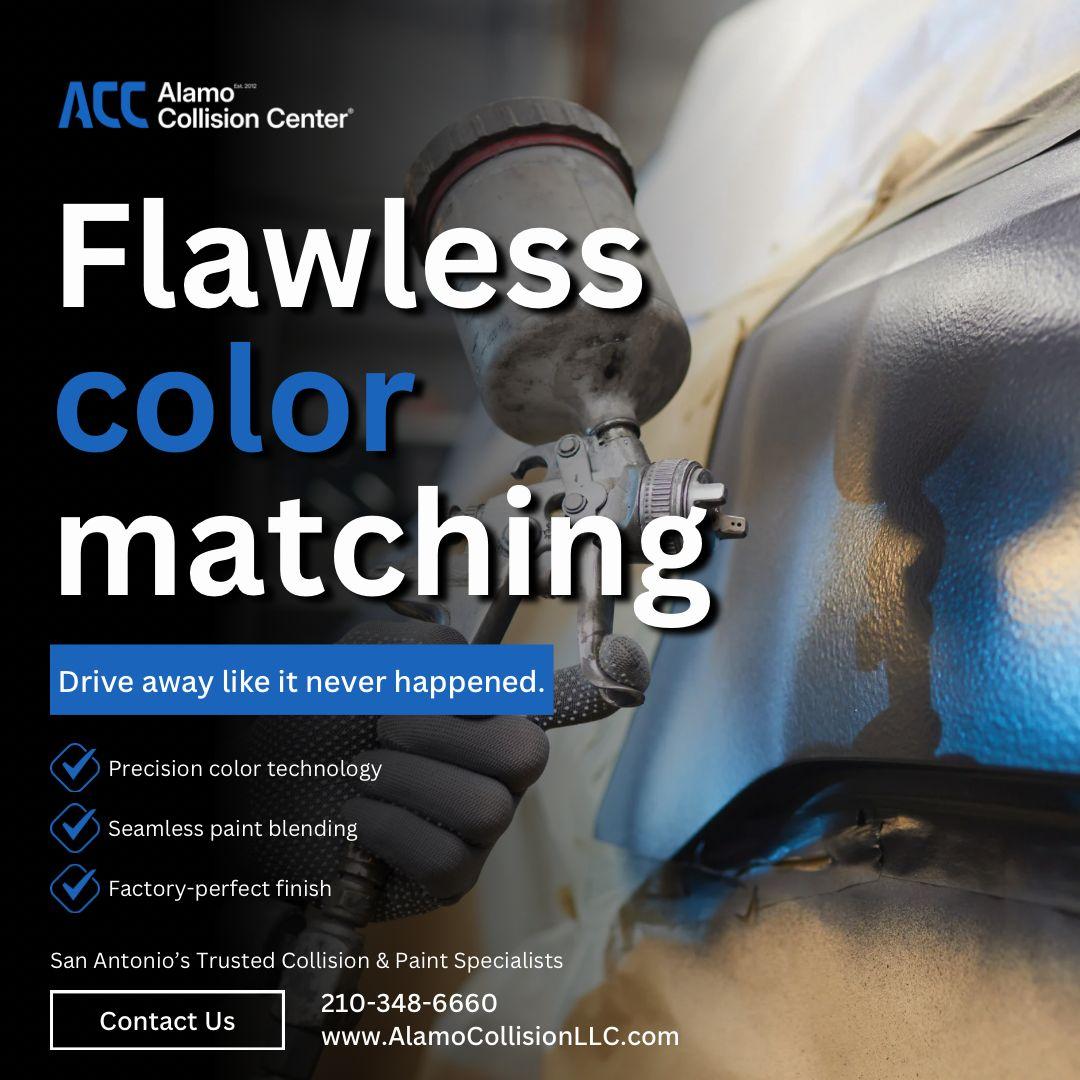 AlamoRepairs's tweet image. Flawless color matching 🎨🚗
✔ Precision color technology
✔ Seamless paint blending
✔ Factory-perfect finish
Drive away like it never happened.
📞 210-348-6660
🌐 AlamoCollisionLLC.com
#AutoRepair #CarPaint #CollisionRepair #SanAntonio