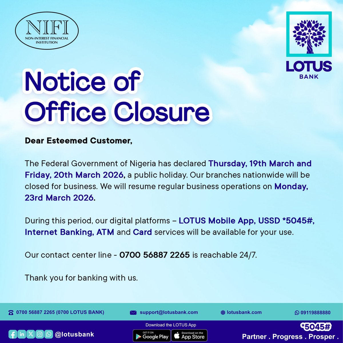 LOTUSBank tweet media