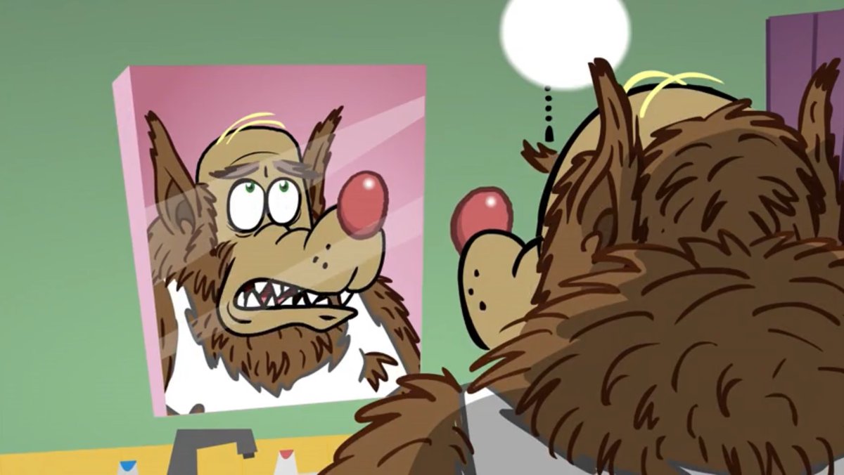 lanajhonpual's tweet image. It’s Teen Wolf but Middle-Age 🐺🌕 #MAD #WerewolfWednesday