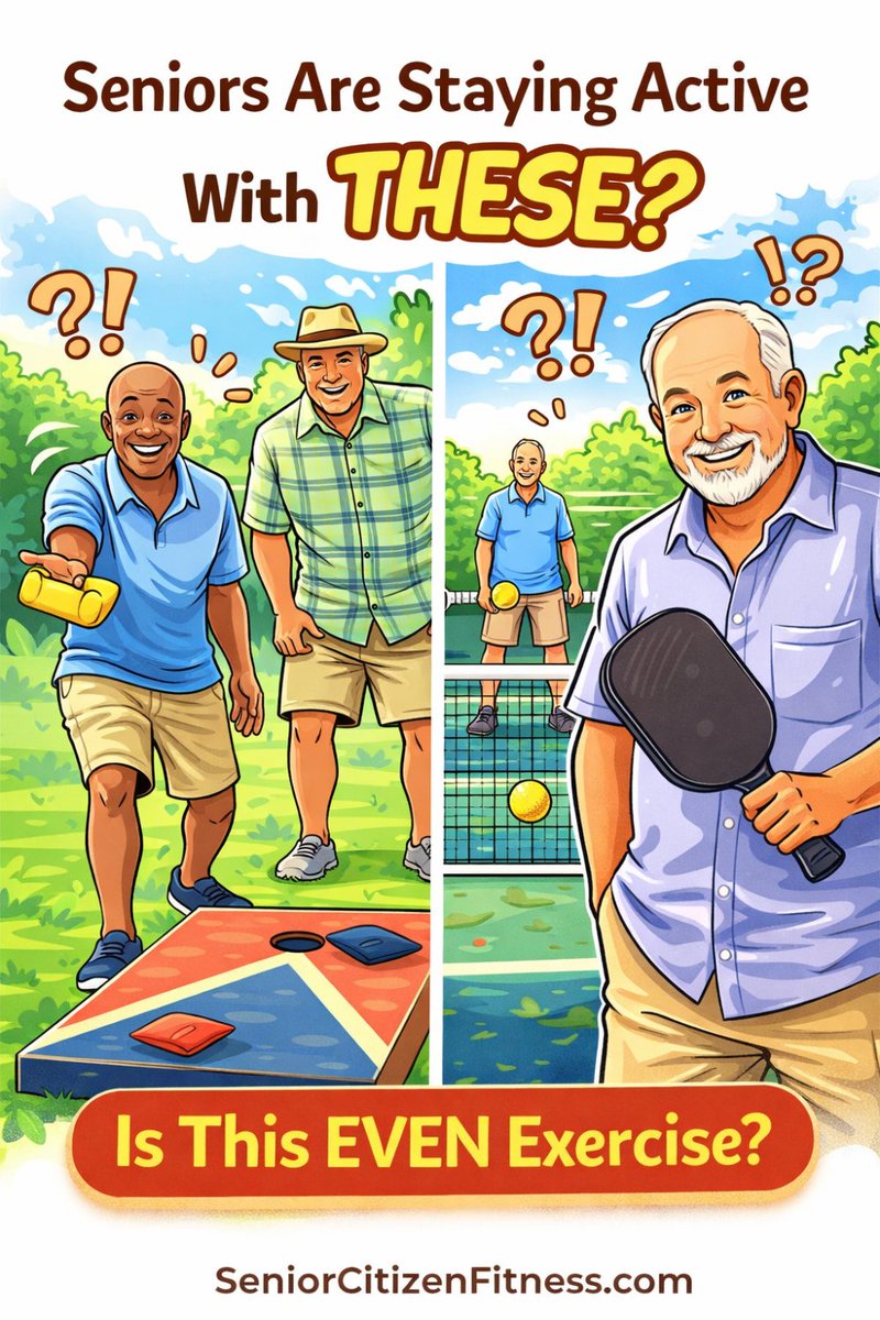 LarryMcc's tweet photo. What if staying active didn’t feel like exercise at all? These fun, simple games are helping seniors stay fit, improve balance, and actually enjoy moving again. 

#SeniorFitness #ActiveAging #FunFitness #StayActive #HealthyLifestyle

https://t.co/XZqGCfYA0e https://t.co/wEAPHaoQvK