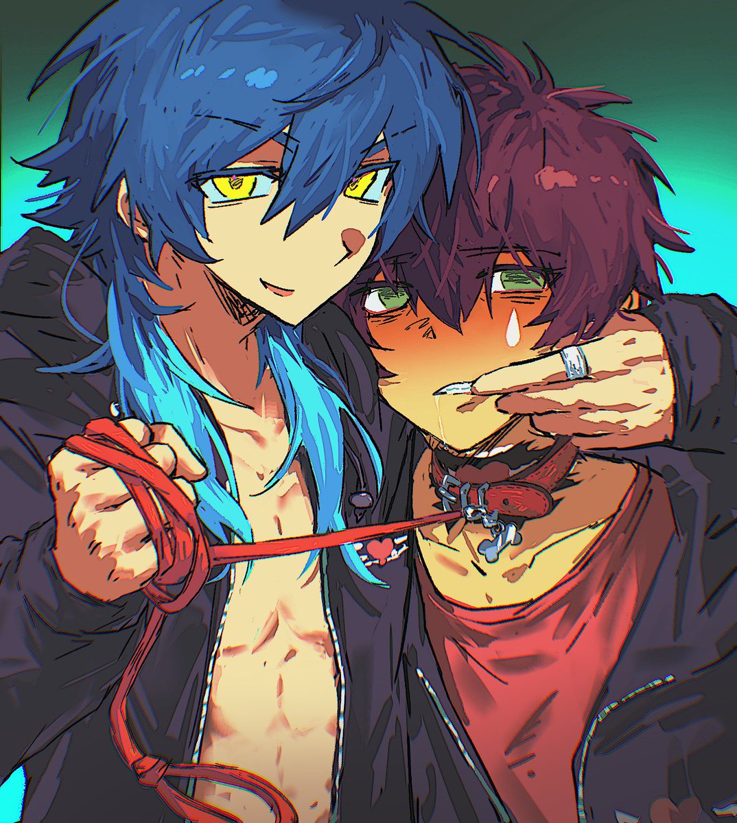 这个💛💚终于画完了呵呵呵