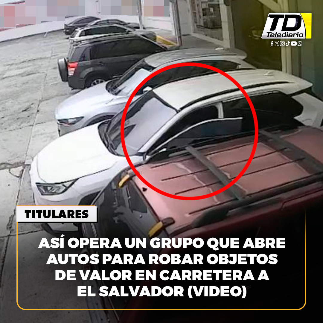 TelediarioGT's tweet image. Quedó registrado en video cómo opera un grupo que se dedica a robar objetos de valor de #autos estacionados.
➡️ bit.ly/3PeUXhA