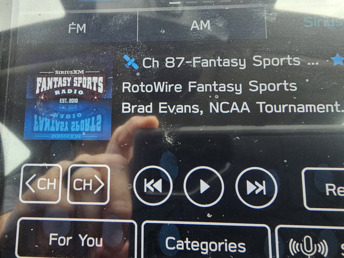 SiriusXM needs more Noisy.  Go Boilers!
<a href="/SIRIUSXM/">SiriusXM</a> <a href="/SiriusXMFantasy/">Fantasy Sports Radio</a> <a href="/NoisyHuevos/">Brad Evans</a> <a href="/RotoWire/">RotoWire</a> <a href="/Jeff_Erickson/">Jeff Erickson</a>