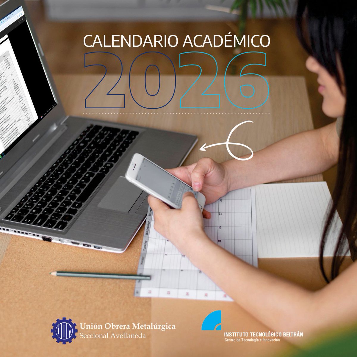 CentroBeltran's tweet photo. 📌 Ya se encuentra disponible el Calendario Académico 2026 para todos los alumnos de las carreras superiores.
📅 Allí podrán consultar fechas importantes del ciclo lectivo, como inicio de clases, períodos de evaluación y recesos. 
🙌 Organizá tu cursada y planificá tu año. https://t.co/4WM2yFKMbZ