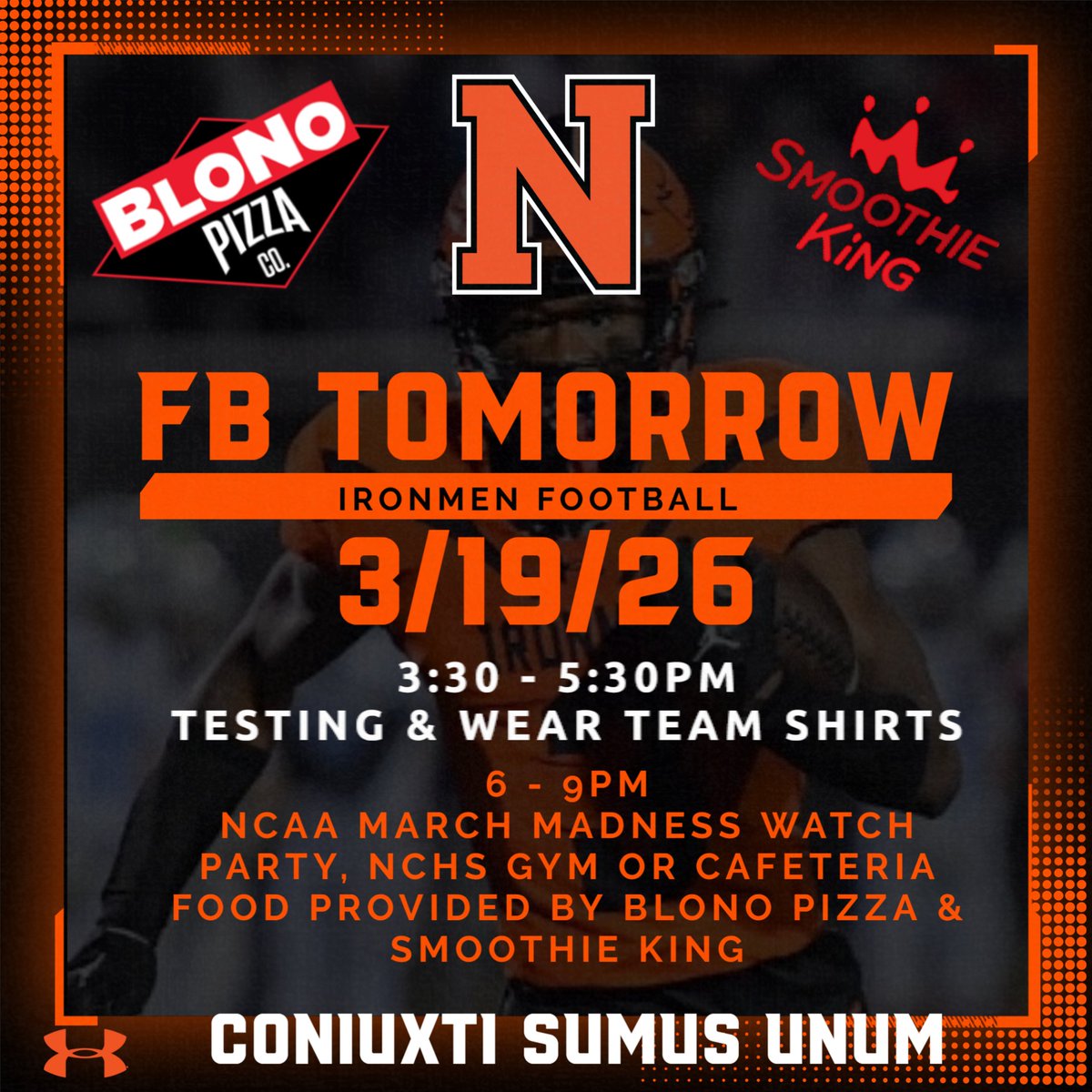 NCHS Ironmen Football tweet media