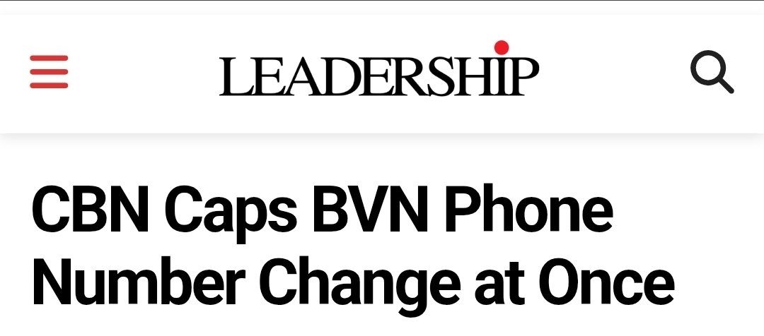 Mr_Izrael's tweet photo. If you own a bank account in Nigeria, whether you live in the country or reside abroad, read this NOW.

You may soon lose the ability to change the phone number linked to your bank… forever. 

The Central Bank of Nigeria has introduced a new policy:

👉 You can only change the phone number linked to your BVN ONCE in your lifetime

👉 This takes effect May 1, 2026
Now here’s why this matters more than you think 👇

Your phone number is not just for calls.

It is your:
• OTP access
• bank alerts
• identity verification
• account recovery

In simple terms…

Your phone number = your financial identity.

⚠️ Real problems many Nigerians are already facing:

• You don’t even remember the number linked to your BVN
• You lost that SIM years ago
• Telcos have reassigned that number to someone else
• You relocated (especially diaspora) and abandoned the line

After this policy kicks in…

One mistake = permanent problem.

What you should do BEFORE May 1, 2026:

• Confirm the number linked to your BVN
• Visit your bank to update it (if needed)
• Secure that line (don’t abandon it carelessly)
• Enable extra security (apps, tokens, biometrics)

💡 Why is CBN doing this?

This is part of a broader move to reduce fraud, identity theft, and SIM swap scams in Nigeria’s banking system 
We are entering a system where:

Every transaction leaves a trace. Every identity must be verified.

Don’t wait until it becomes a problem. These measures are being put in place to strengthen security in the banking system.

Fix it now. Share this, someone needs to see it.