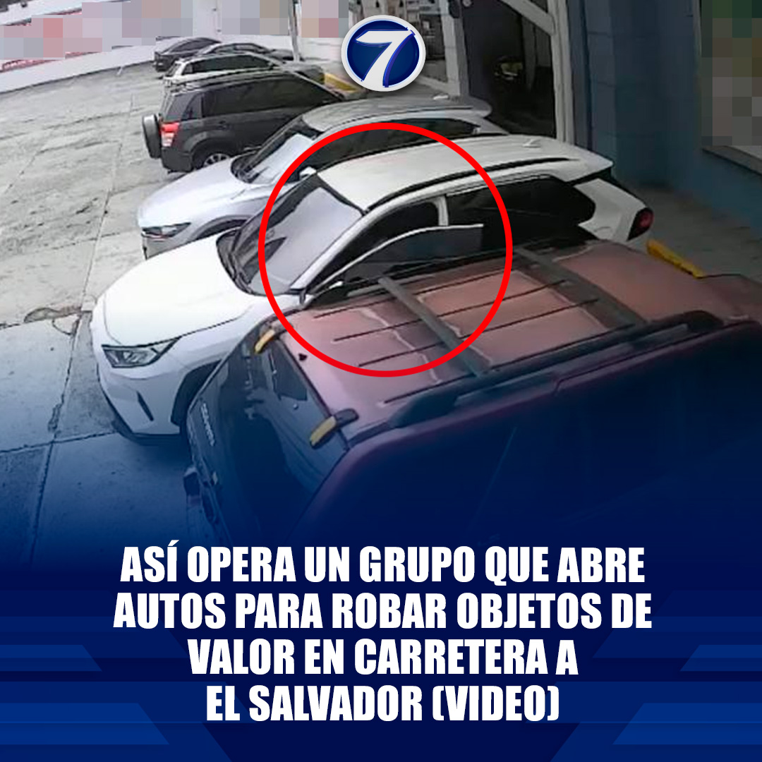 Noti7Guatemala's tweet image. Así opera un grupo que se dedica a robar objetos de valor de #autos estacionados.  
➡️ bit.ly/3PeUXhA