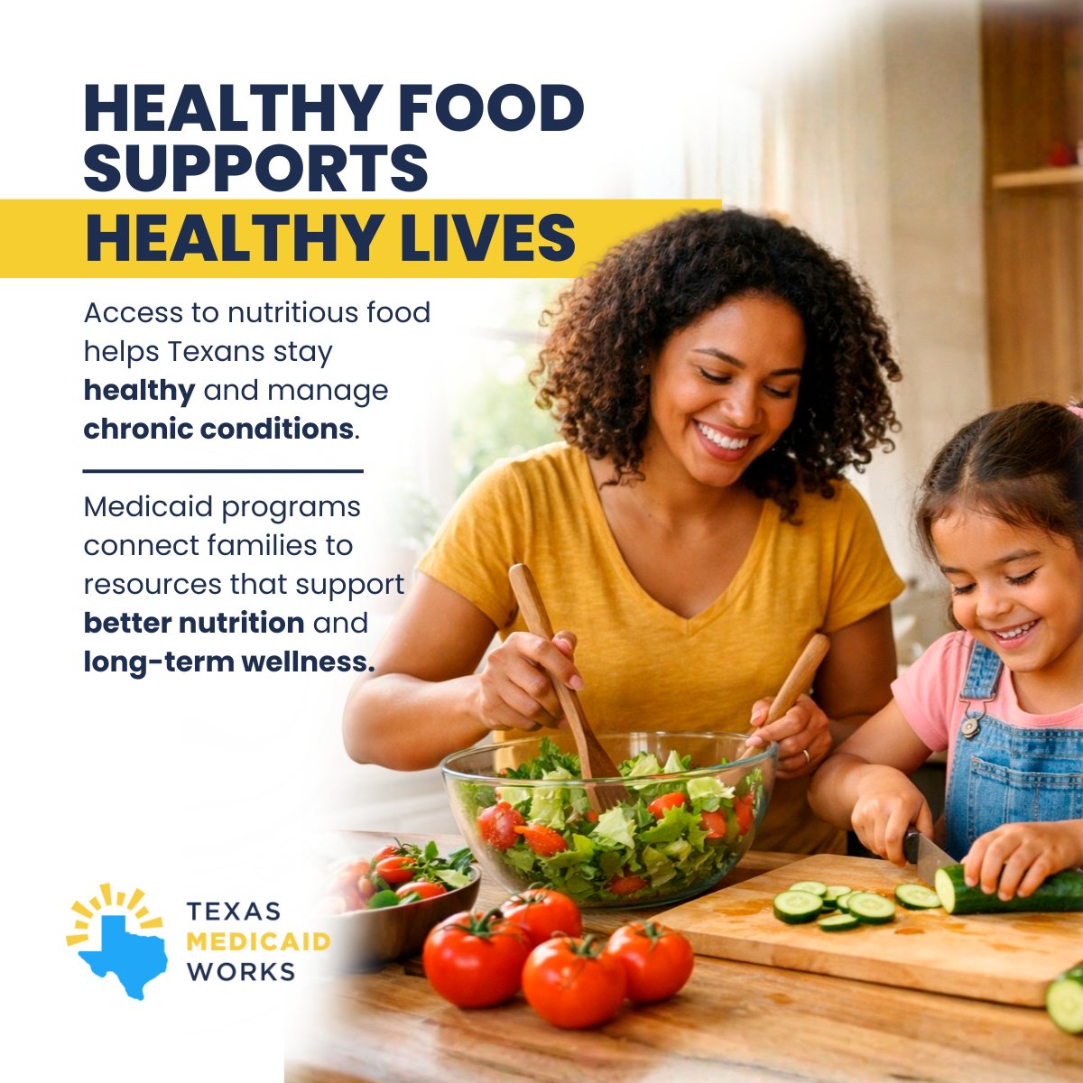 Good nutrition plays a critical role in helping families stay healthy and manage chronic conditions. Programs connected through Texas Medicaid help families access resources that support healthier meals, better nutrition, and long-term wellness. When families have the support