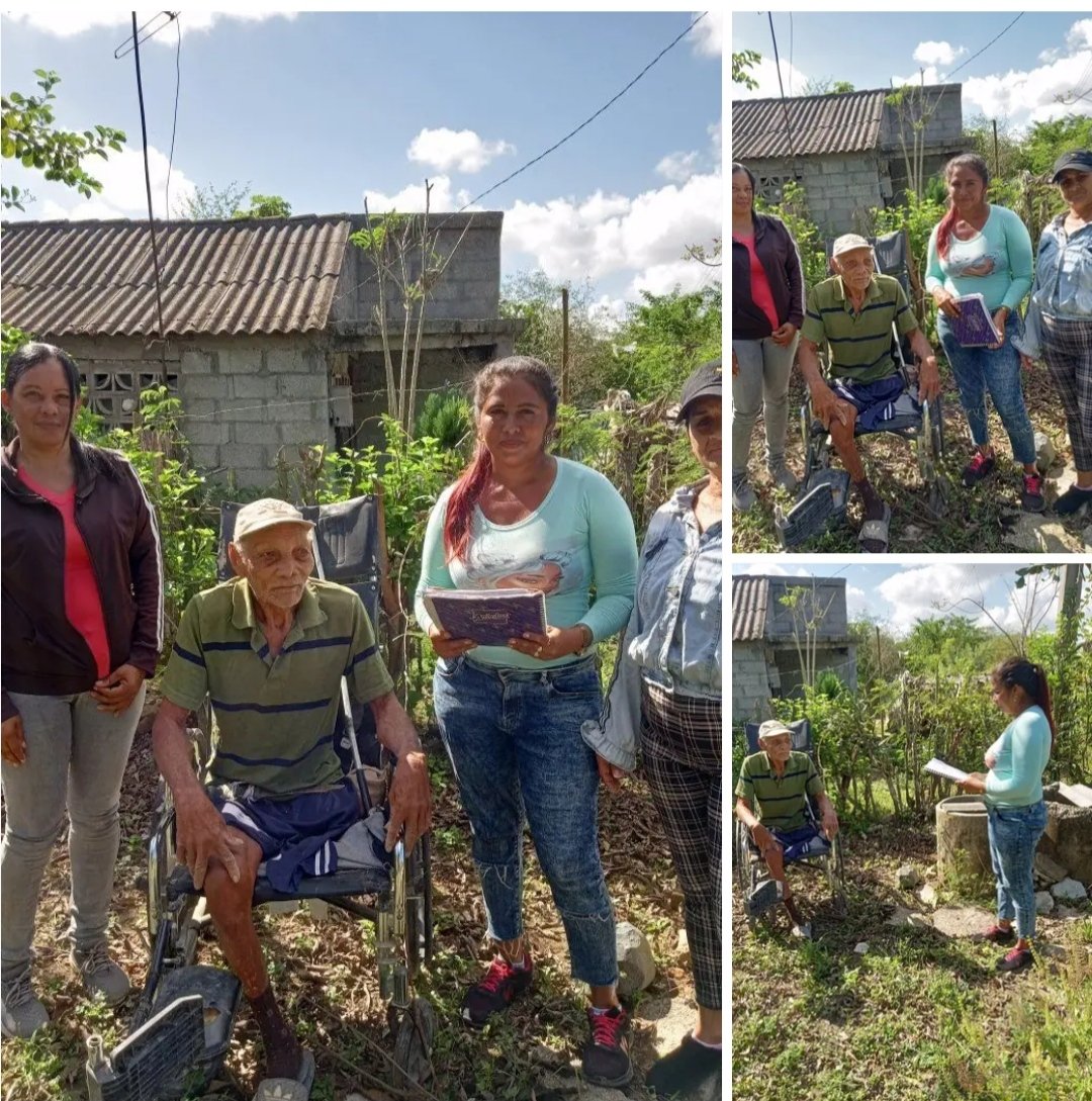 Promotores culturales de la comunidad de Babiney en #CautoCristo realizaron servicio cultural a domicilio de personas con discapacidad.
#CulturaGranma