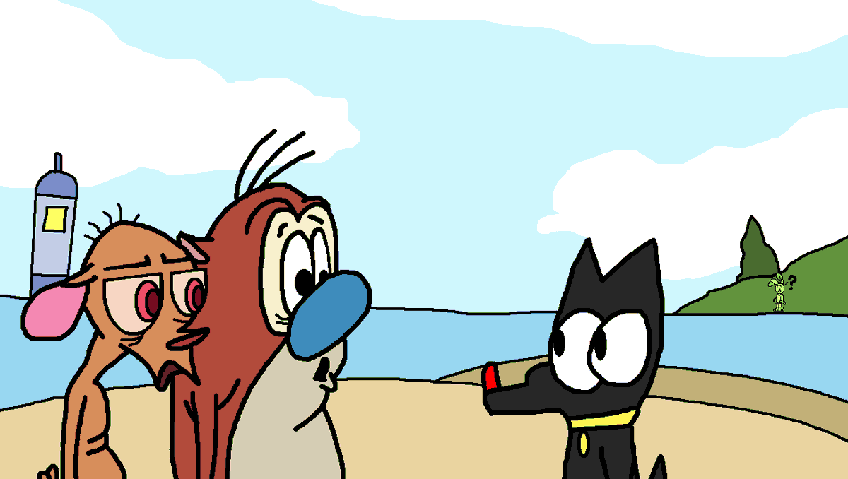 GrantWright8715's tweet photo. Ren and Stimpy meeting INUbis
A small gift for @inusbij00
#Art
#INUbis
#RenandStimpy
#SmilingCritters
#PoppyPlaytime https://t.co/h92275fmVZ