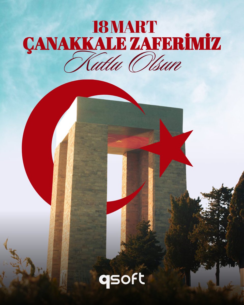qsoftbilisim's tweet photo. Tarihin akışını değiştiren bir direnişin yıl dönümünde, Gazi Mustafa Kemal Atatürk'ü, silah arkadaşlarını ve tüm şehitlerimizi saygı ve minnetle anıyoruz. 18 Mart Çanakkale Zaferimiz kutlu olsun. #18Mart #ÇanakkaleZaferi https://t.co/Xj0iXh4RvQ