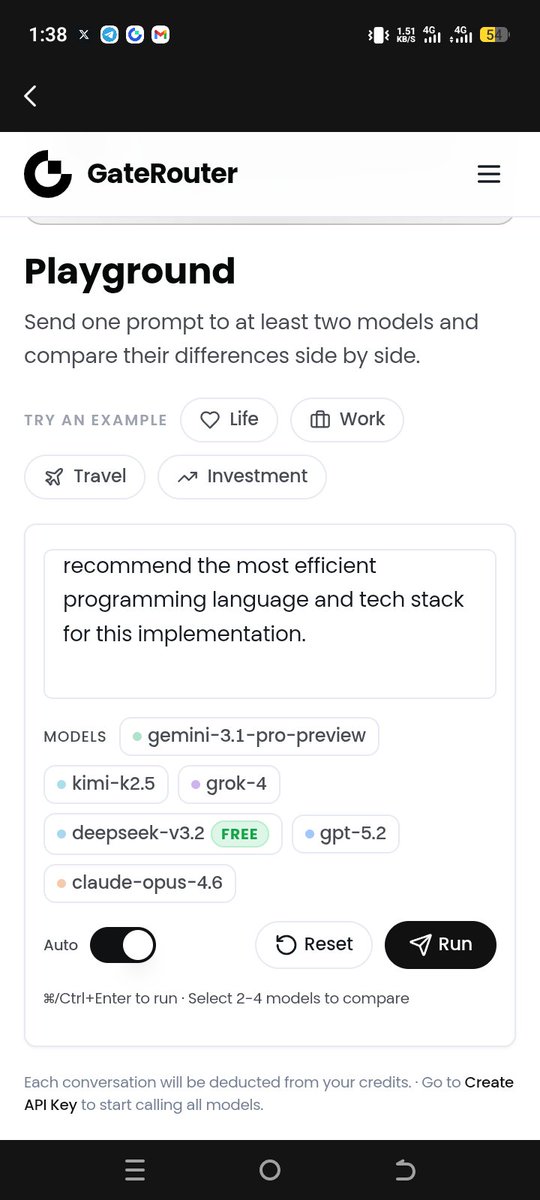 simplemsi's tweet photo. GateRouter shocked me, not only with smoothness, but by using multiple AIs at once with Deepseek ahead of my selection. I've created a ready-to-launch AI Agent in minutes. Work that used to take weeks or days got finished in minutes!
Gate UID: 14189991
@Gate #GateRouter https://t.co/4M9VpDmIOS