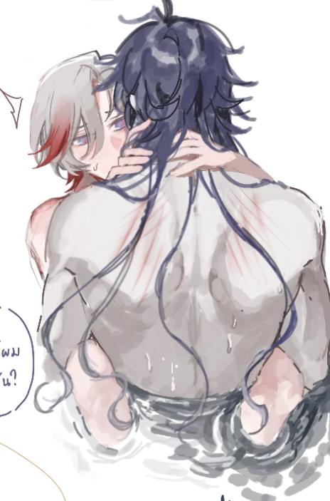 itsjustawater's tweet photo. magma กับพรี่ชาวเรือแฟไล้ 🫠 

คุณชายน้อย วาดโดย @itsjustawater 
คุณท่าน วาดโดย @KB_X_twitt https://t.co/3Pj6RmMqDS