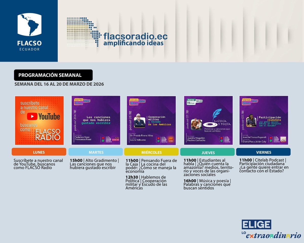 FLACSO Ecuador tweet media